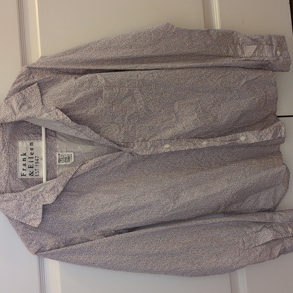 Frank & Eileen Barry Mini Floral Button Down Shirt - Picture 1 of 8